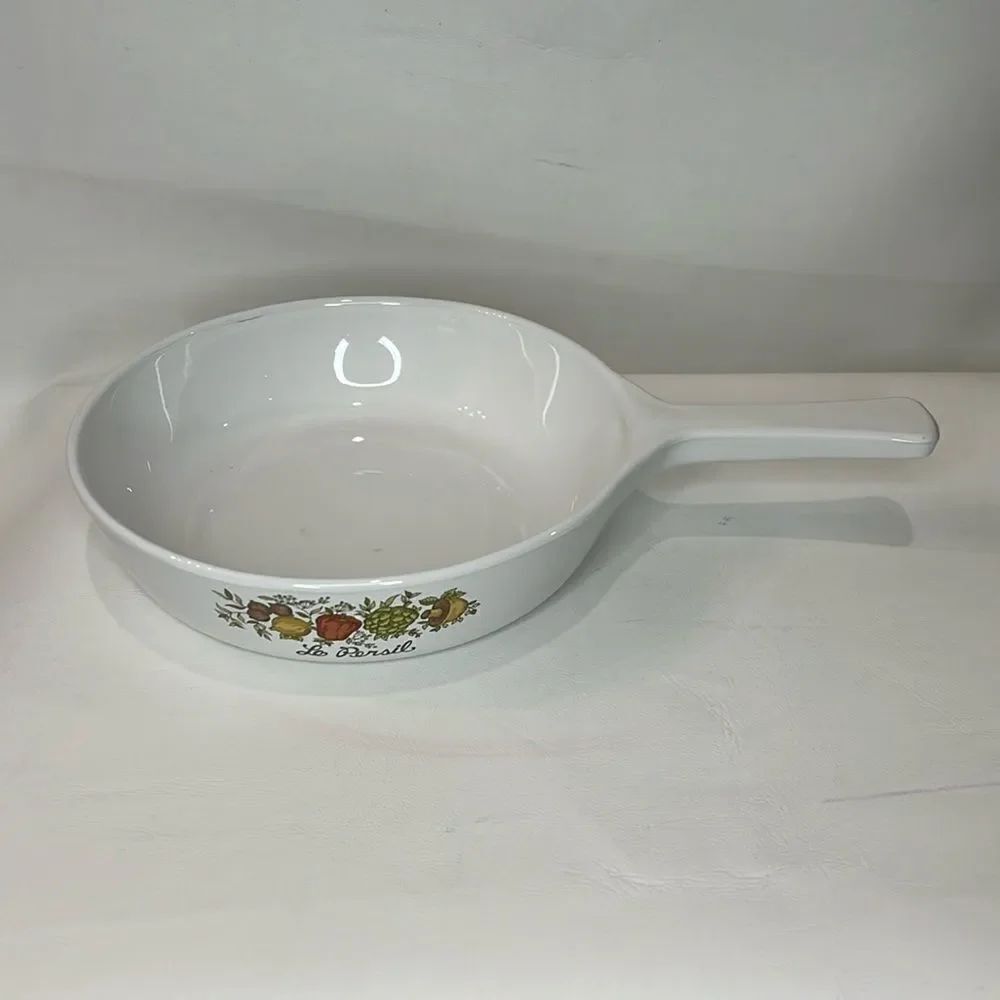 Corning Ware Spice of Life Skillet Saucepan P-83 6 1/2 Inches Round Skillet USA